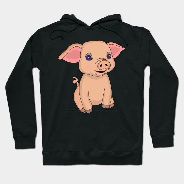 Pretty Piglet Hoodie by Greylady2016